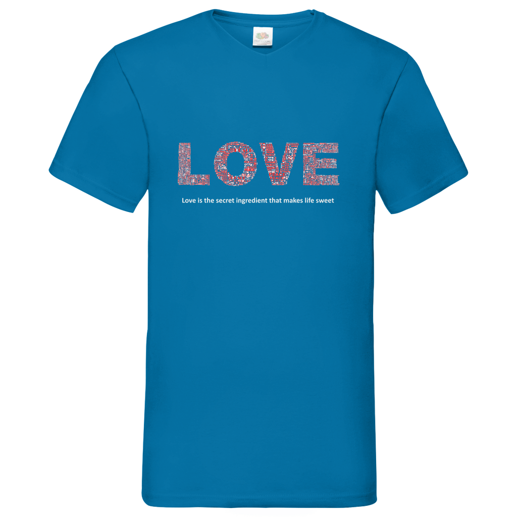 Love - V-Neck T-Shirt dark