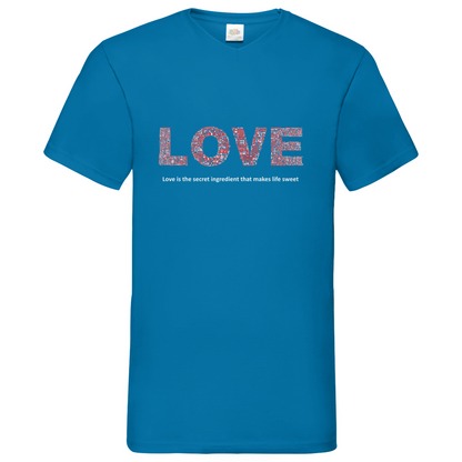 Love - V-Neck T-Shirt dark
