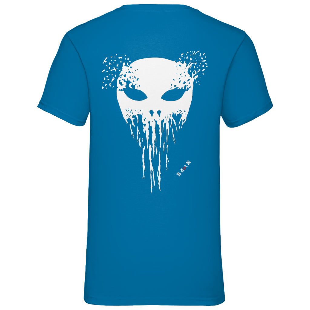 B dot K eco  Mask back - V-Neck T-Shirt dark