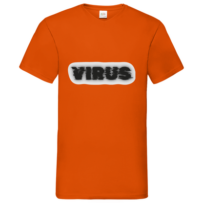 Virus - V-Neck T-Shirt - bright