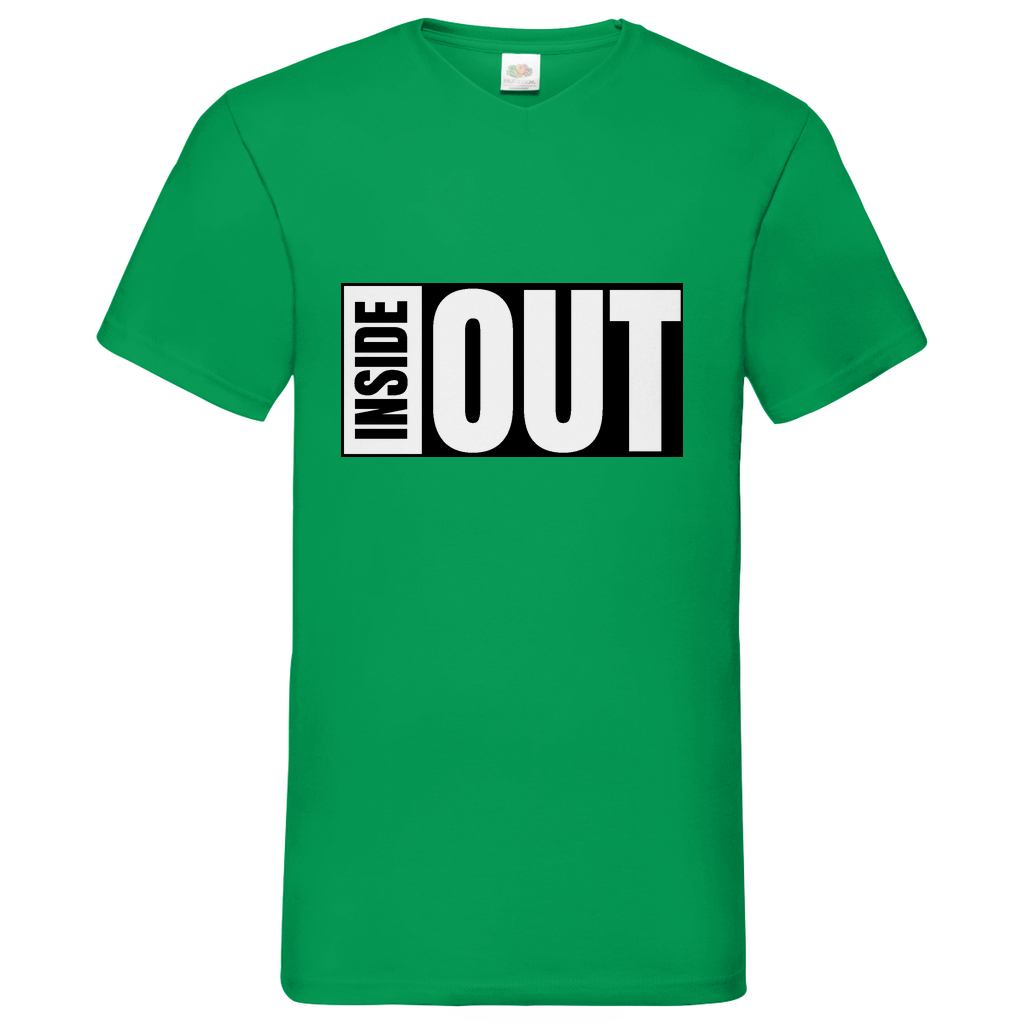 Inside Out - V-Neck T-Shirt - bright
