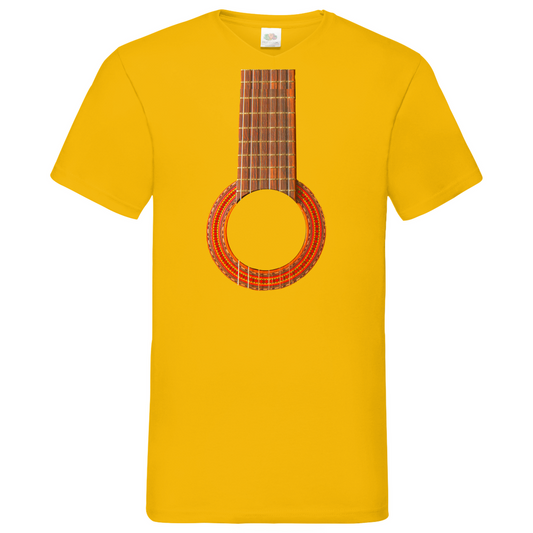 Guitar - V-Neck T-Shirt bright