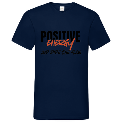 Positive Energy- V-Neck T-Shirt dark