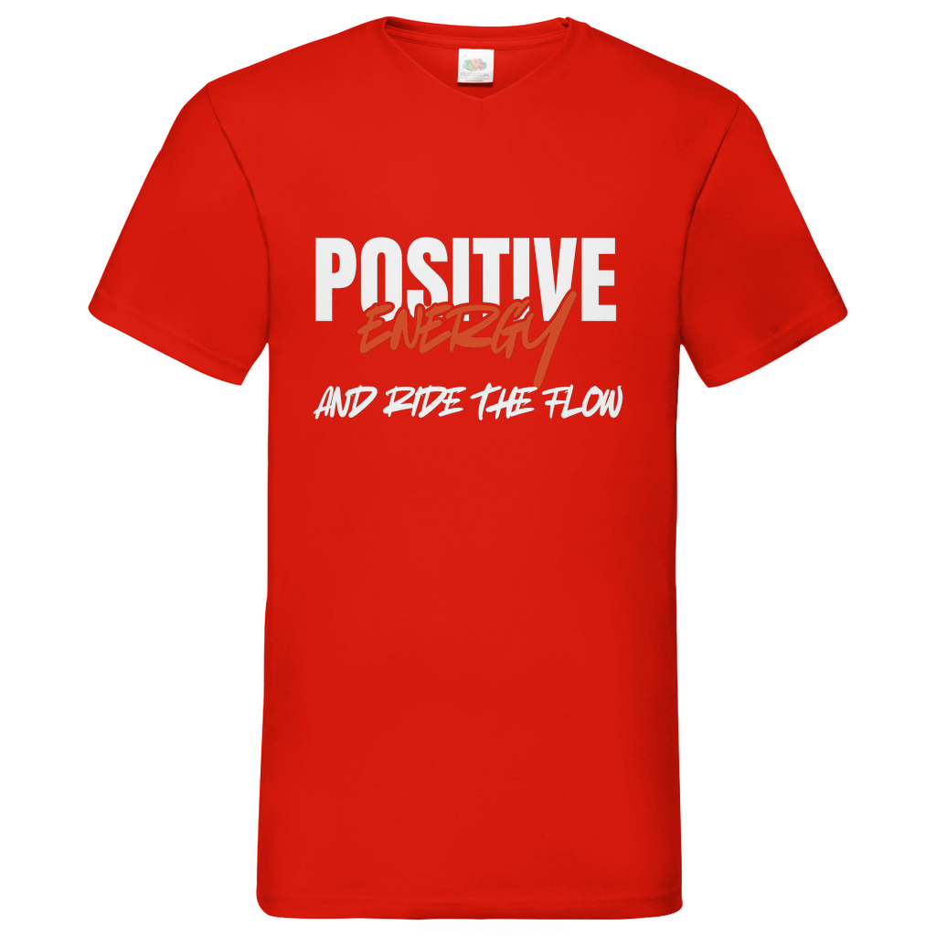 Positive Energy- V-Neck T-Shirt dark