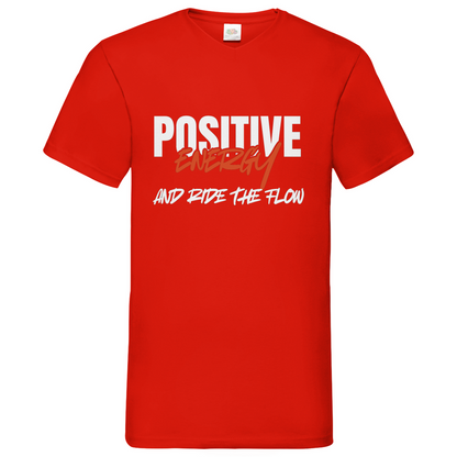 Positive Energy- V-Neck T-Shirt dark