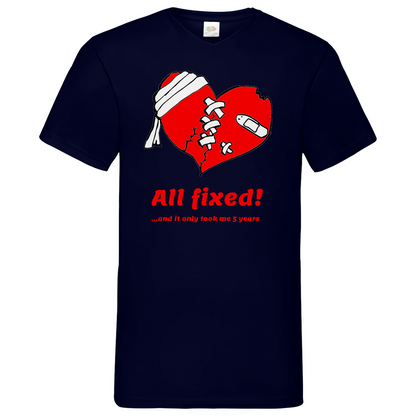 All fixed - V-Neck T-Shirt