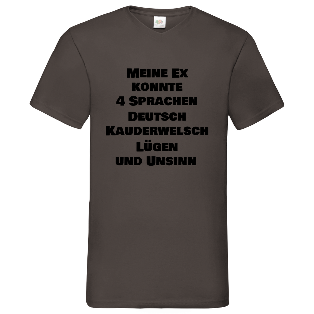 Meine Ex - V-Neck T-Shirt bright