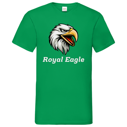 Eagle - V-Neck T-Shirt - dark