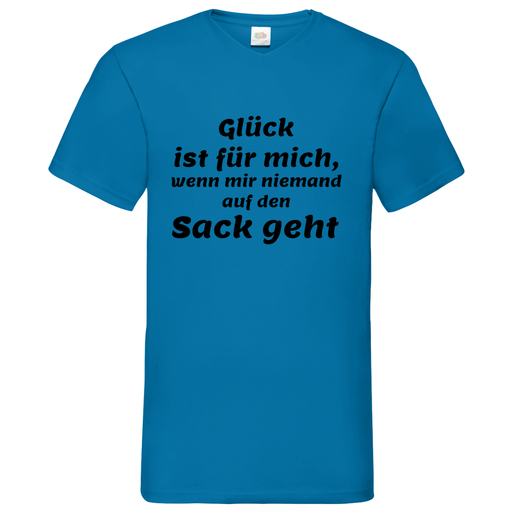 Sack - V-Neck T-Shirt bright