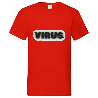 Virus - V-Neck T-Shirt - bright