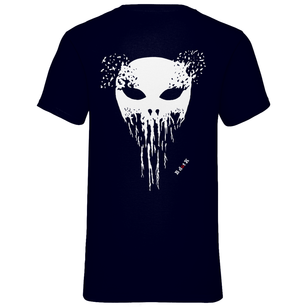 B dot K eco  Mask back - V-Neck T-Shirt dark