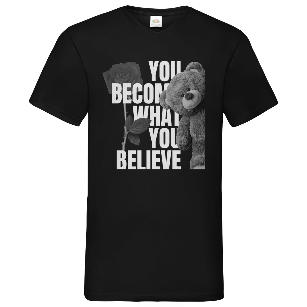 Bear - V-Neck T-Shirt dark
