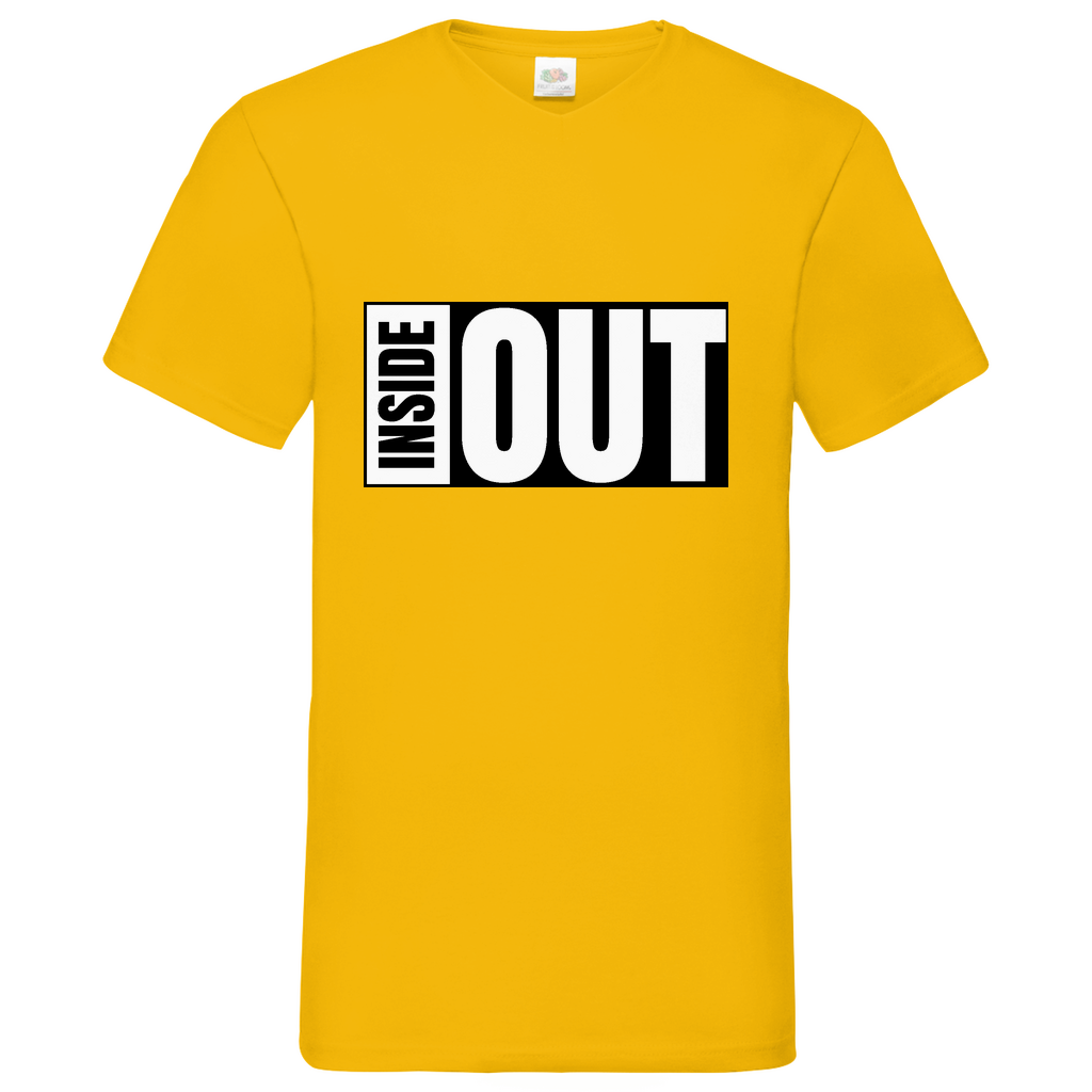 Inside Out - V-Neck T-Shirt - bright