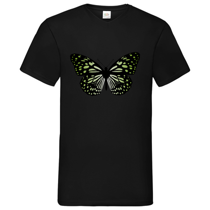 Butterfly green - V-Neck T-Shirt
