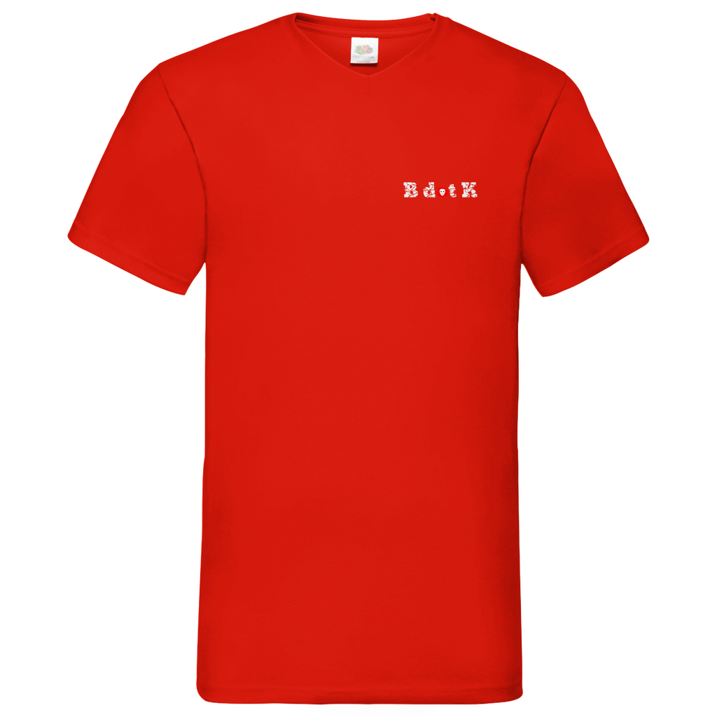B dot K eco  Mask back - V-Neck T-Shirt dark