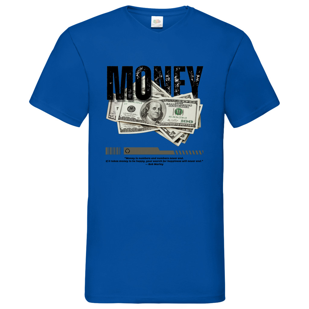 Money-Marly -  V-Neck T-Shirt bright