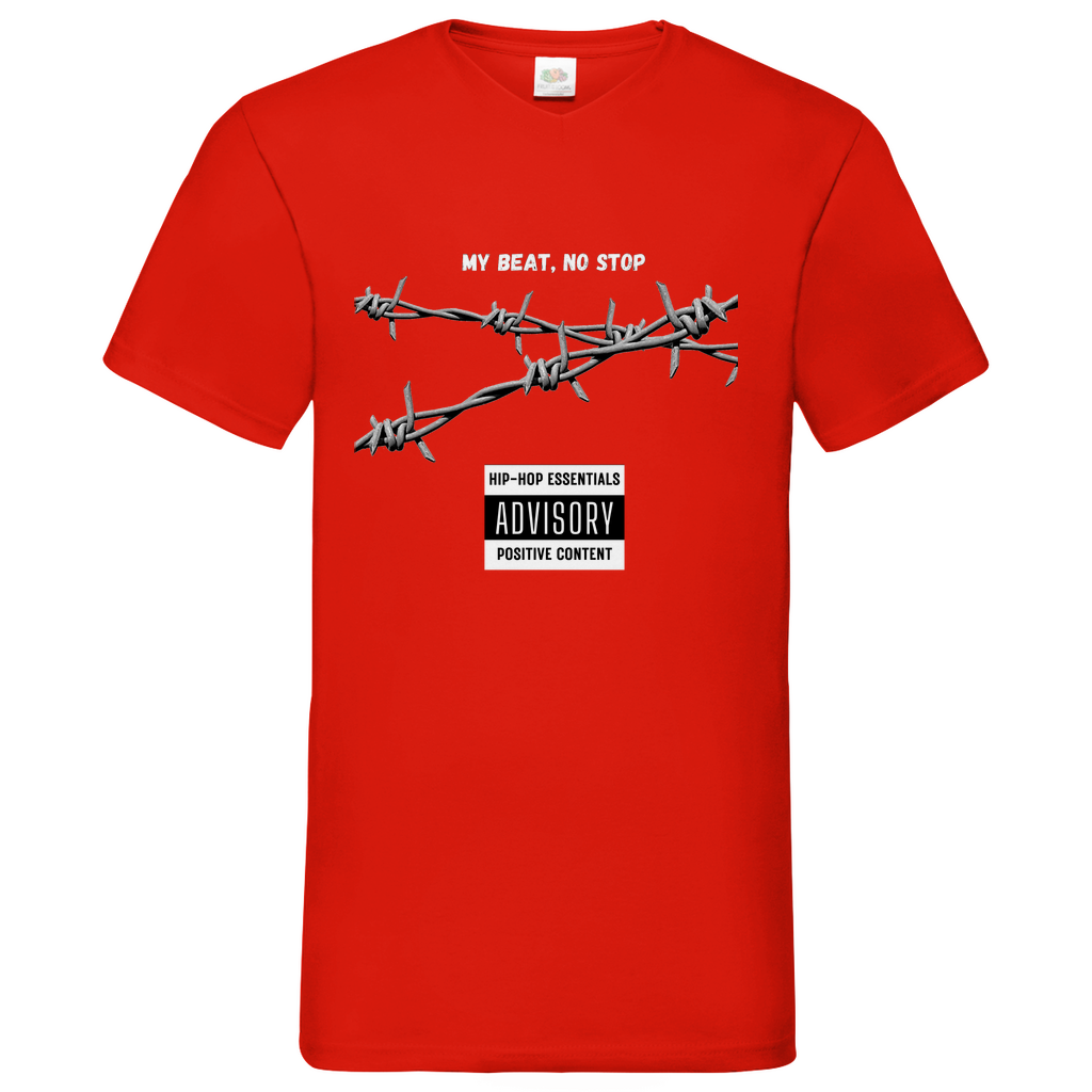 My Beat - V-Neck T-Shirt dark