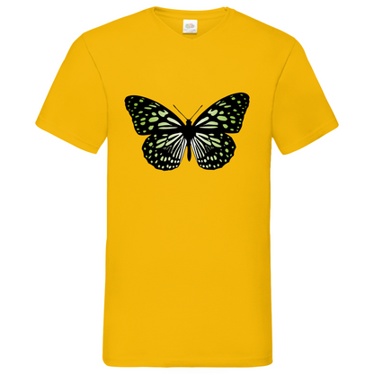 Butterfly green - V-Neck T-Shirt
