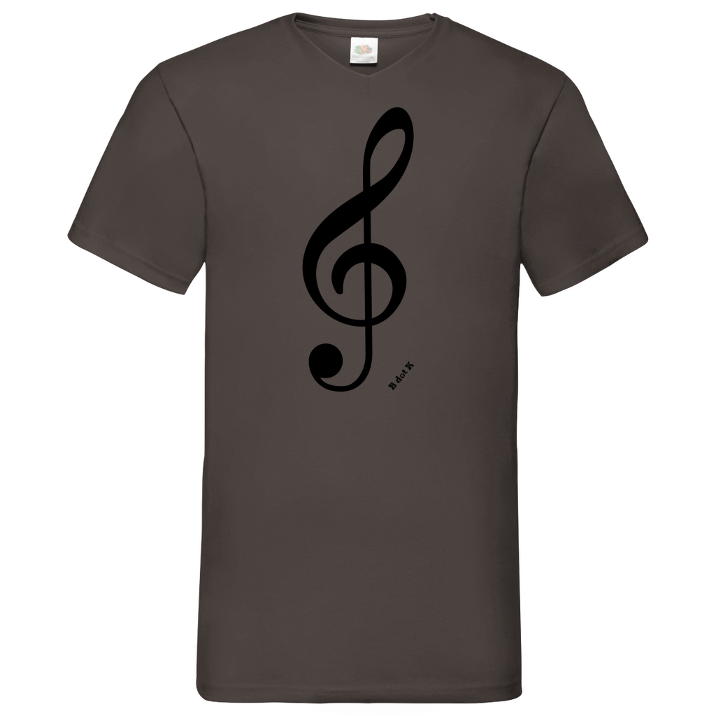 B dot K eco notekey - V-Neck T-Shirt bright