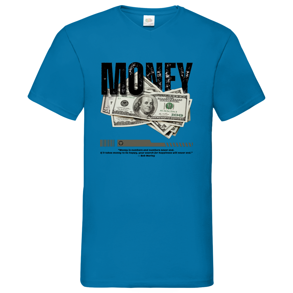 Money-Marly -  V-Neck T-Shirt bright