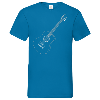 B dot K eco guitar - V-Neck T-Shirt dark