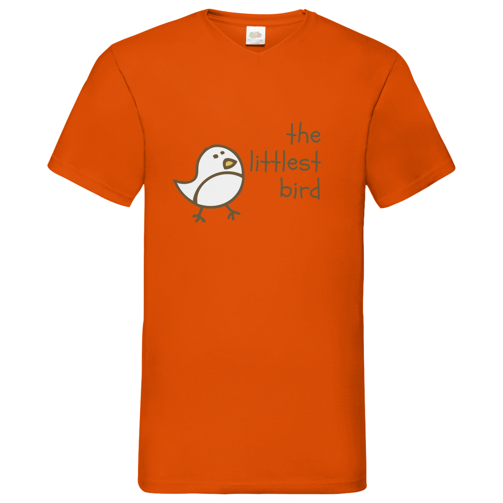 Littlest Bird- V-Neck T-Shirt - bright