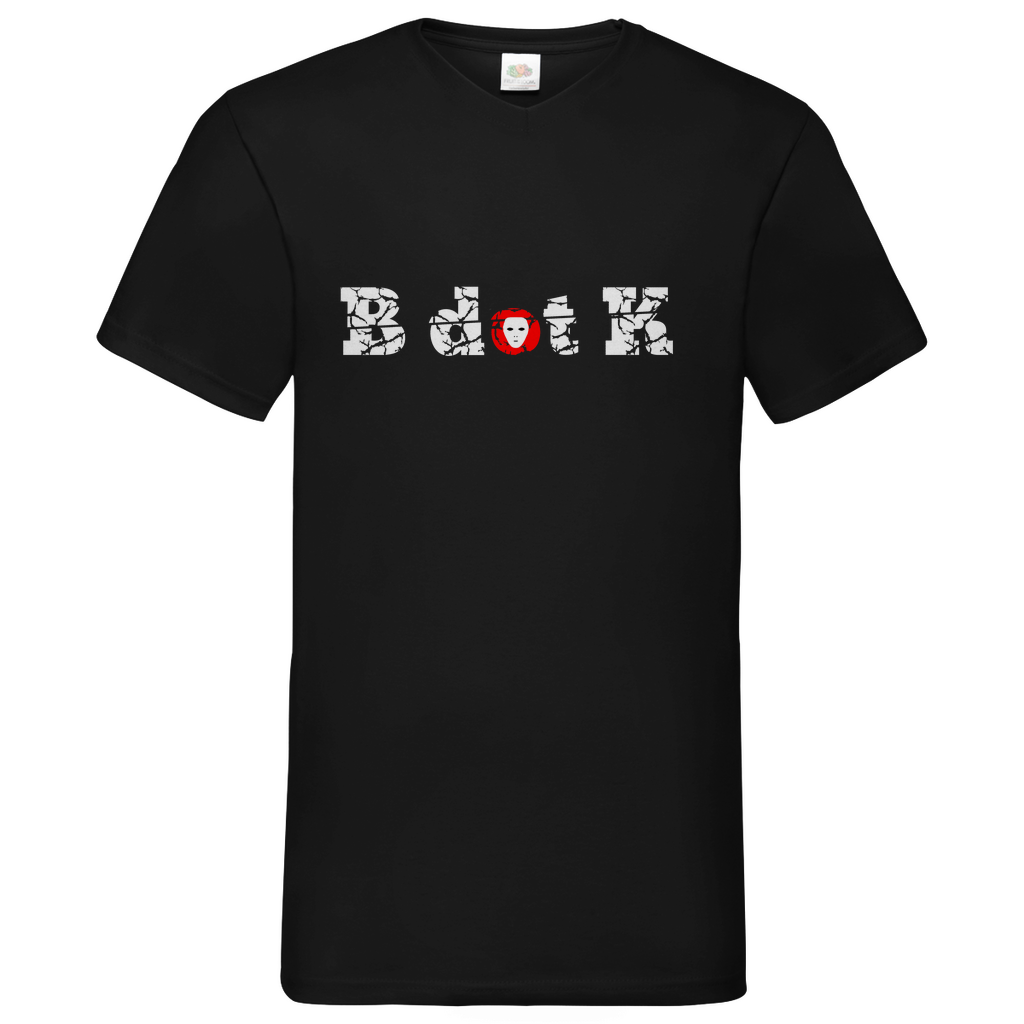 B dot K eco - Basic V-Neck T-Shirt dark
