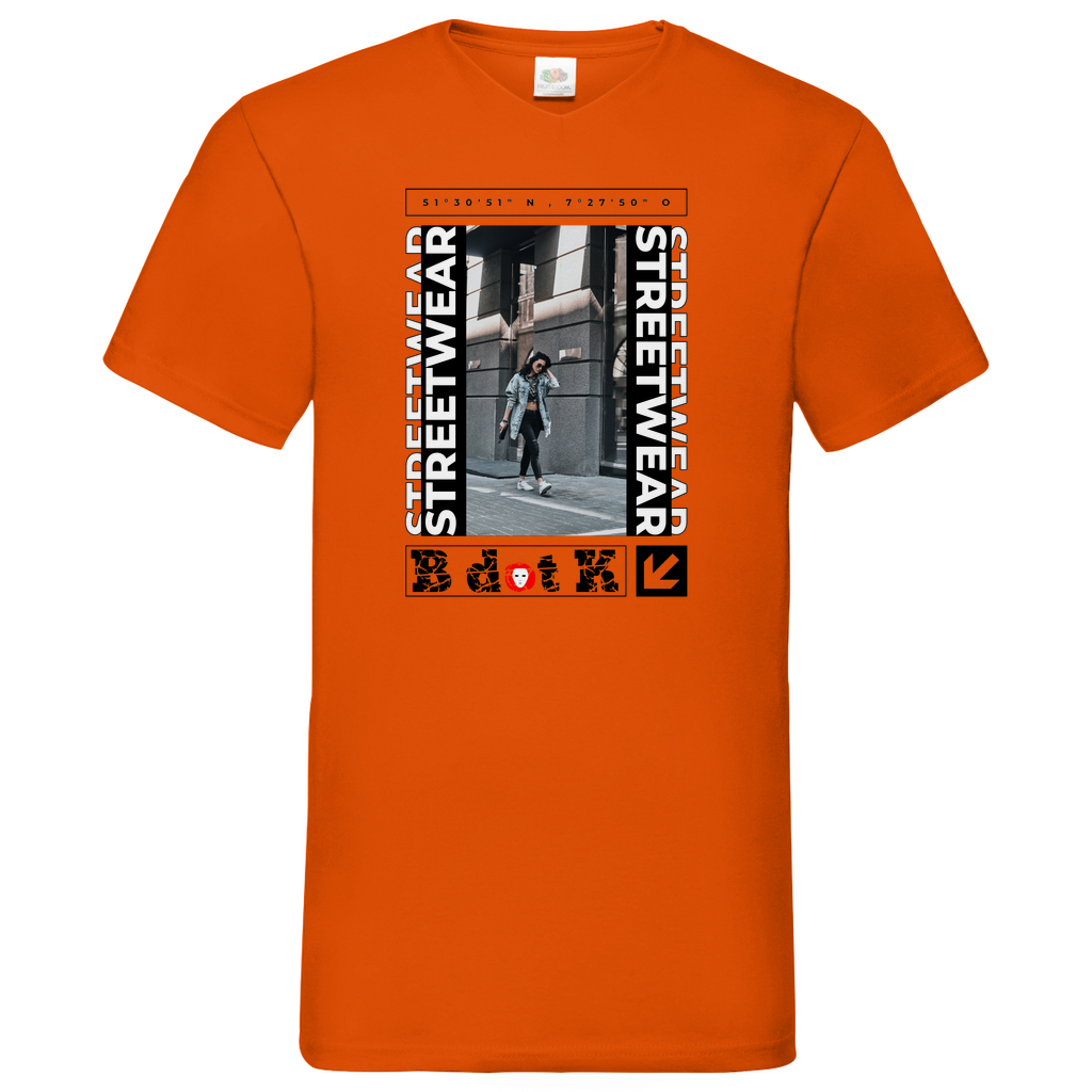 Grad - V-Neck T-Shirt bright
