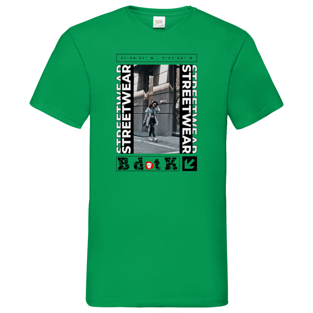 Grad - V-Neck T-Shirt bright
