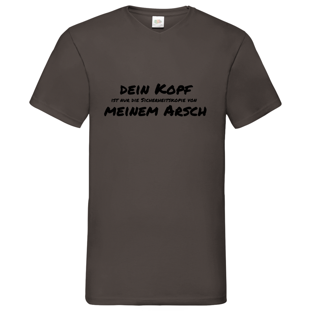 Sicherheitskopie - V-Neck T-Shirt bright