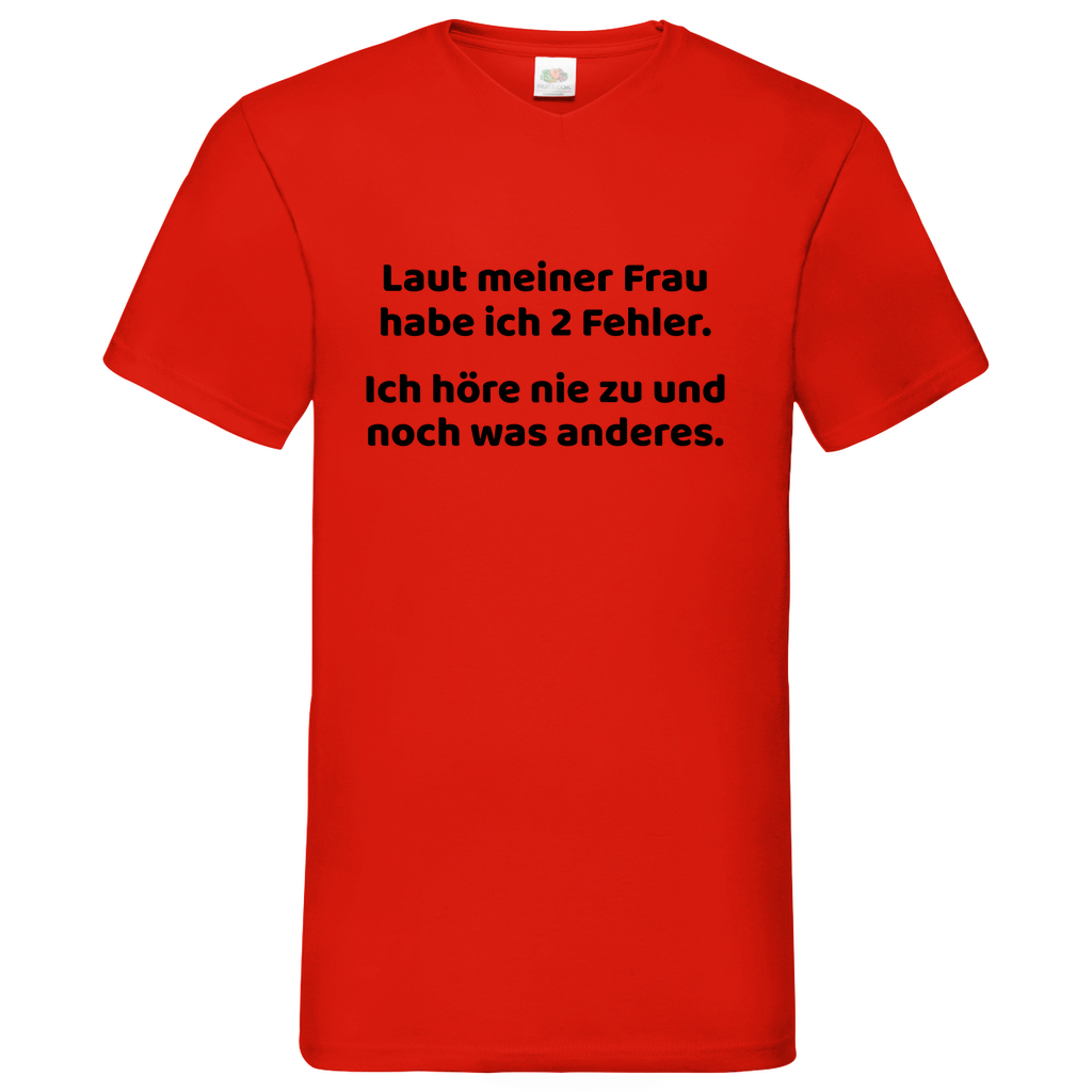 Fehler - V-Neck T-Shirt bright