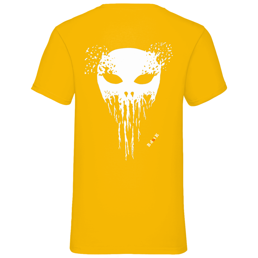 B dot K eco  Mask back - V-Neck T-Shirt dark