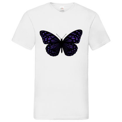 Butterfly purple - V-Neck T-Shirt