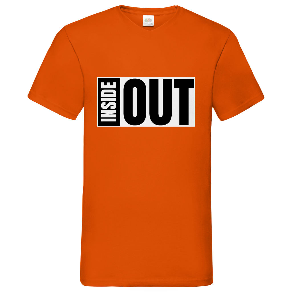Inside Out - V-Neck T-Shirt - dark