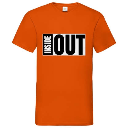 Inside Out - V-Neck T-Shirt - dark