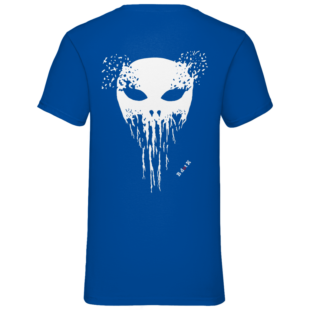 B dot K eco  Mask back - V-Neck T-Shirt dark