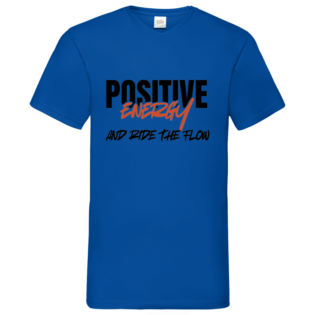 Positive Energy- V-Neck T-Shirt dark