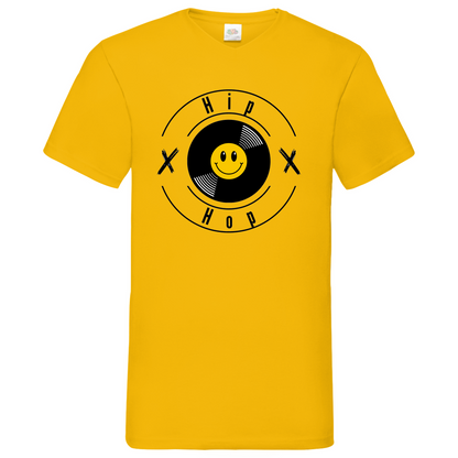 HipHop smily - V-Neck T-Shirt