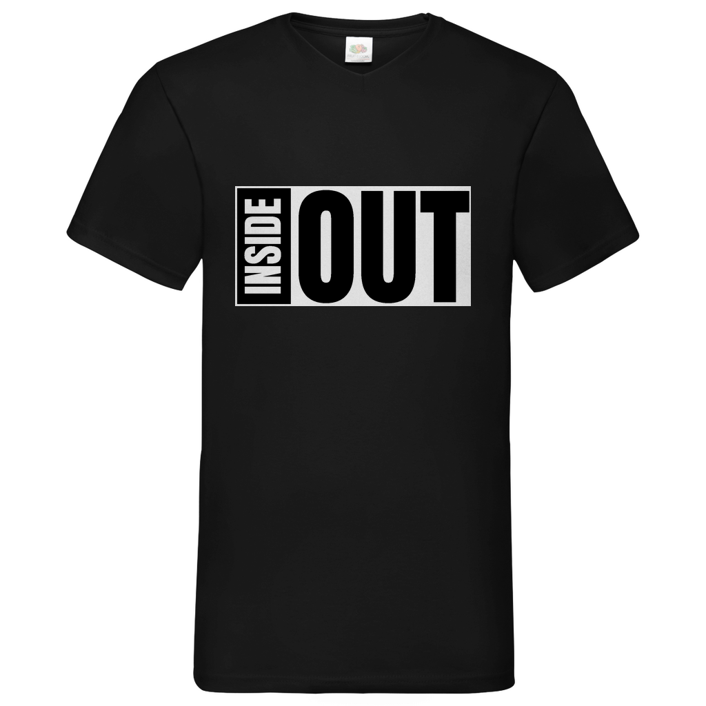 Inside Out - V-Neck T-Shirt - dark