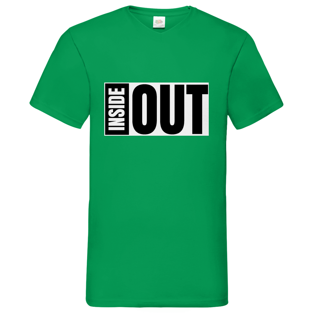 Inside Out - V-Neck T-Shirt - dark