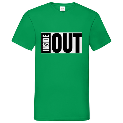 Inside Out - V-Neck T-Shirt - dark