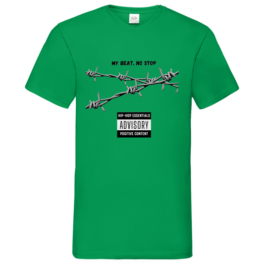 My Beat-  V-Neck T-Shirt bright