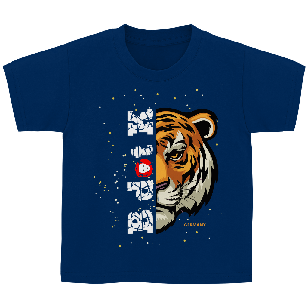 T-Shirt Kids - Tiger B dot K  / dark