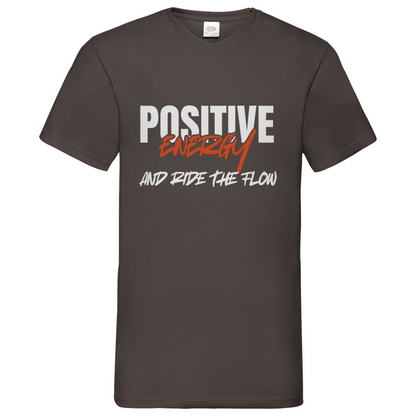 Positive Energy- V-Neck T-Shirt dark