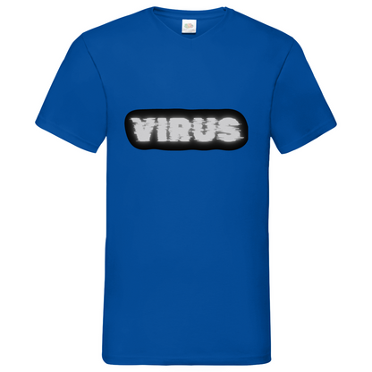 Virus - V-Neck T-Shirt - dark