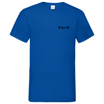 B dot K eco Mask back - V-Neck T-Shirt bright