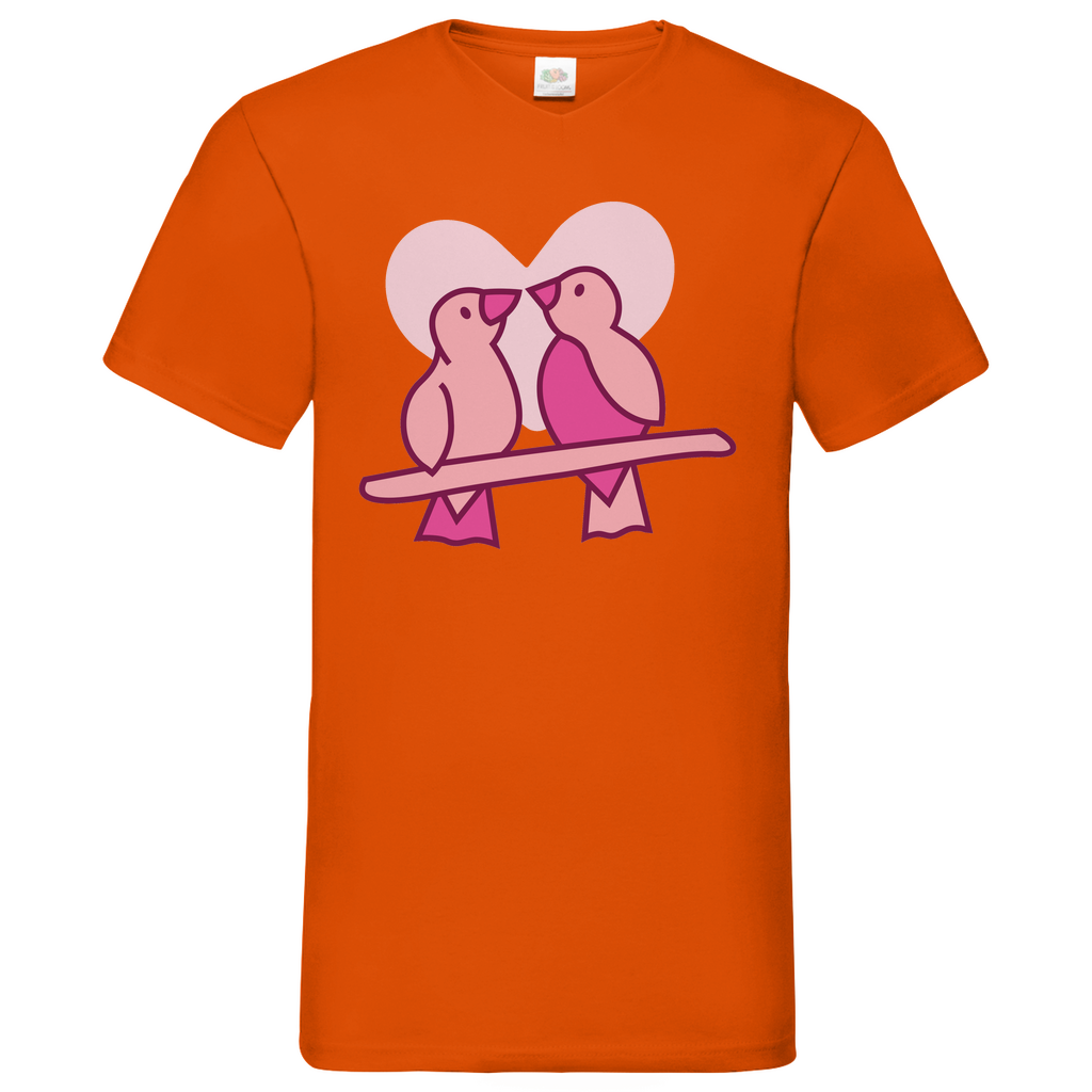 Couple Bird - V-Neck T-Shirt