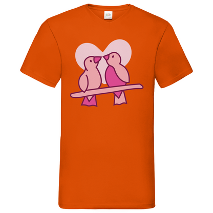 Couple Bird - V-Neck T-Shirt