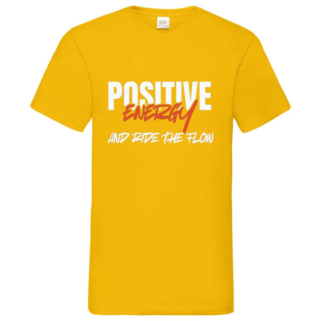 Positive Energy- V-Neck T-Shirt dark