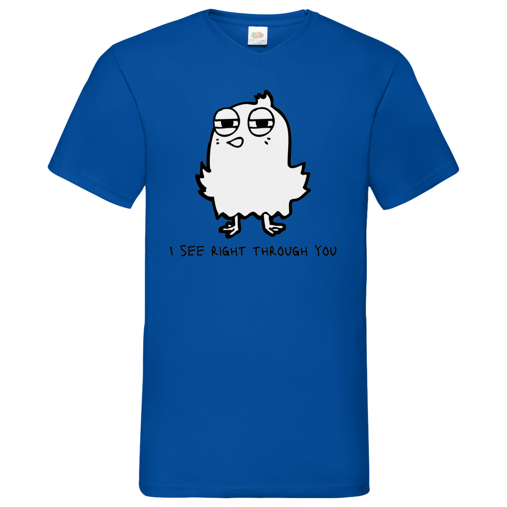 See you Bird - V-Neck T-Shirt - bright